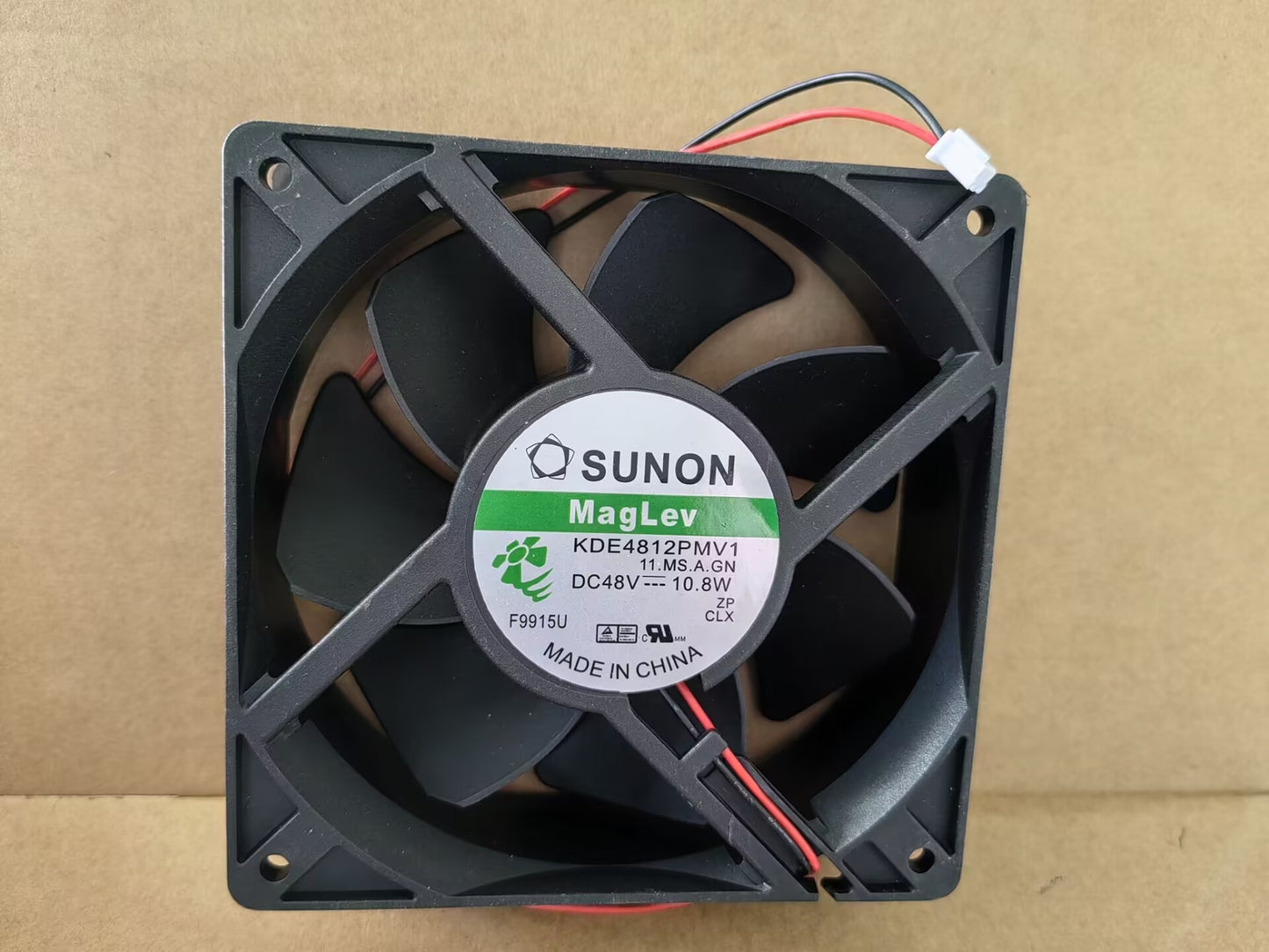 1 PCS SUNON Fan KDE4812PMV1 DC48V 10.8W 12038 12CM 2 wire cooling fan