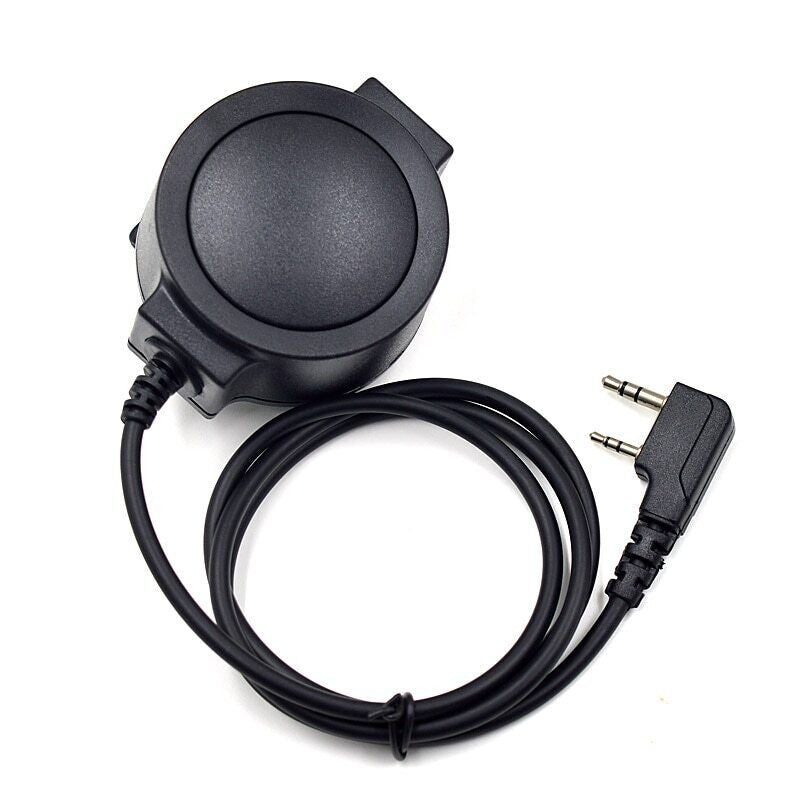 Two Way Radio Big PTT Cable Plug for Kenwood TK3107 Baofeng UV-5R BF-888S F8HP