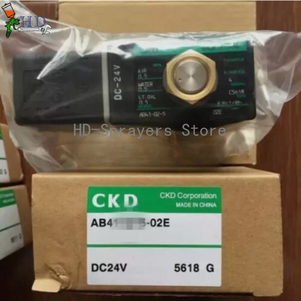 1PCS   For CKD AB41-02-2-02E AC220V Solenoid Valve In Box freight free