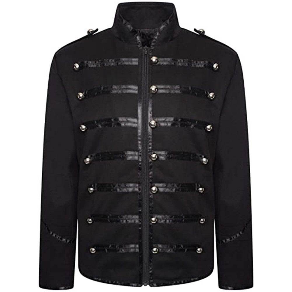 Men's Coat Stand Collar Vacation Autumn Casual Holiday Medieval