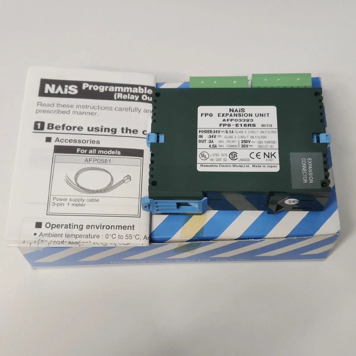 1PC  Expansion Unit PLC    FP0-E16RS AFP03323