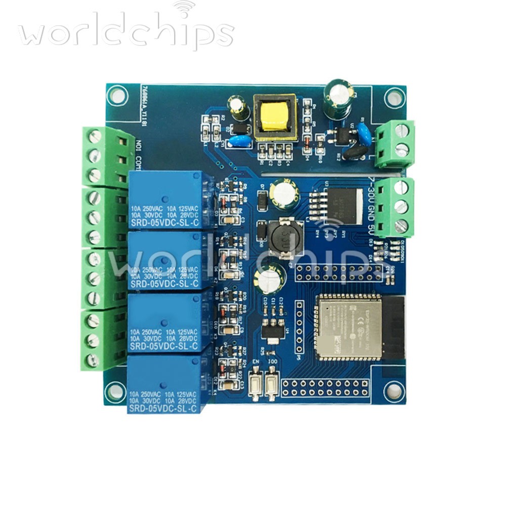 ESP32 WIFI Bluetooth 4-Channel Relay Module ESP32-WROOM Development Board