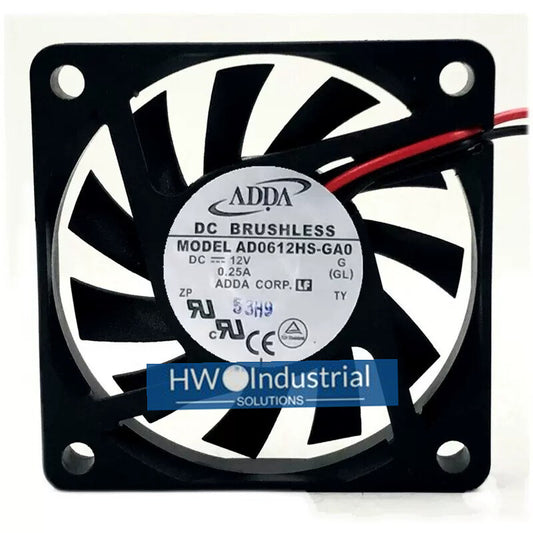 ADDA AD0612HS-GA0 6CM 6010 12V 0.25A Chassis Power Supply Cooling Fan