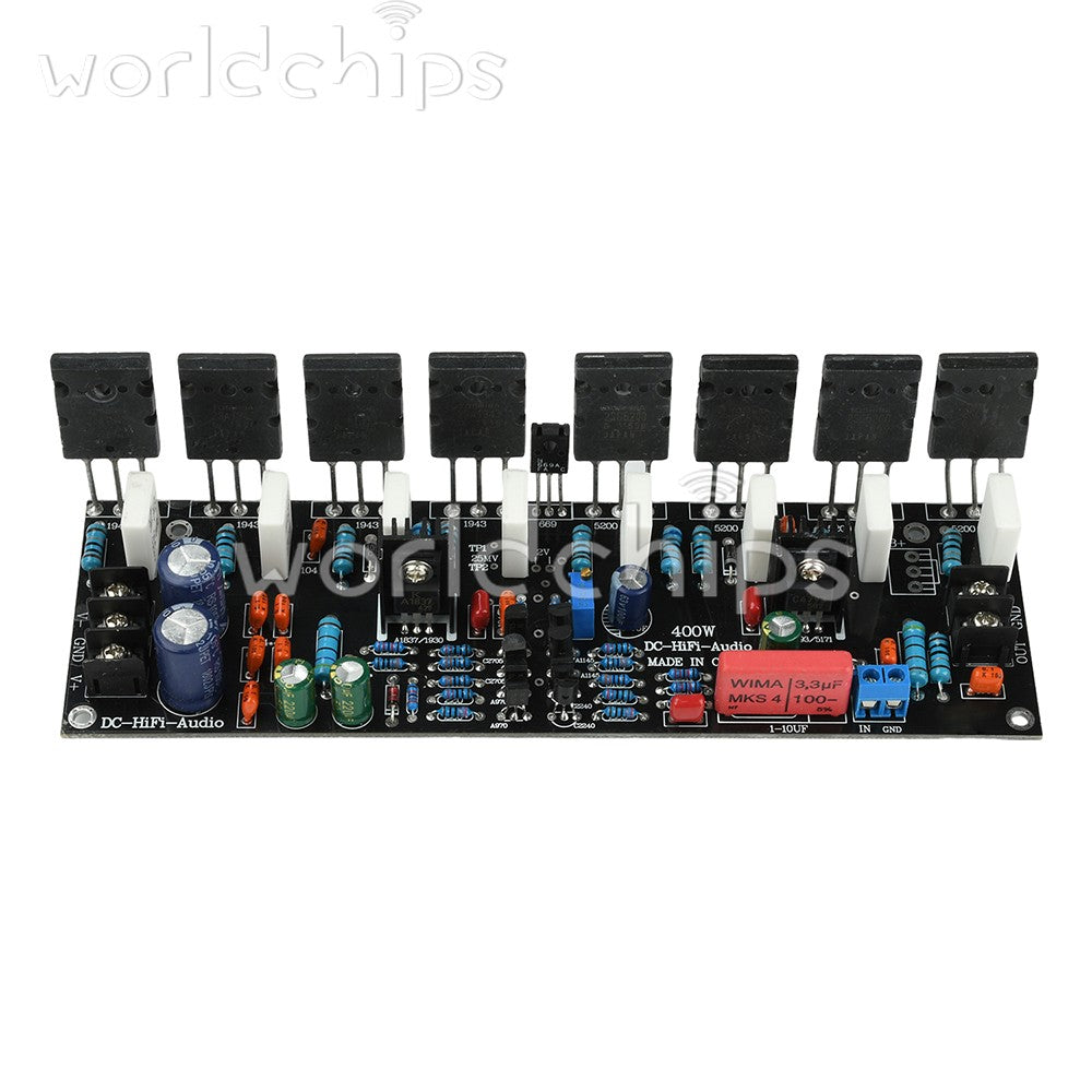 DC20-90V 400W Upgraded Single Channel Audio Power Amplifier 1943+5200 High Power