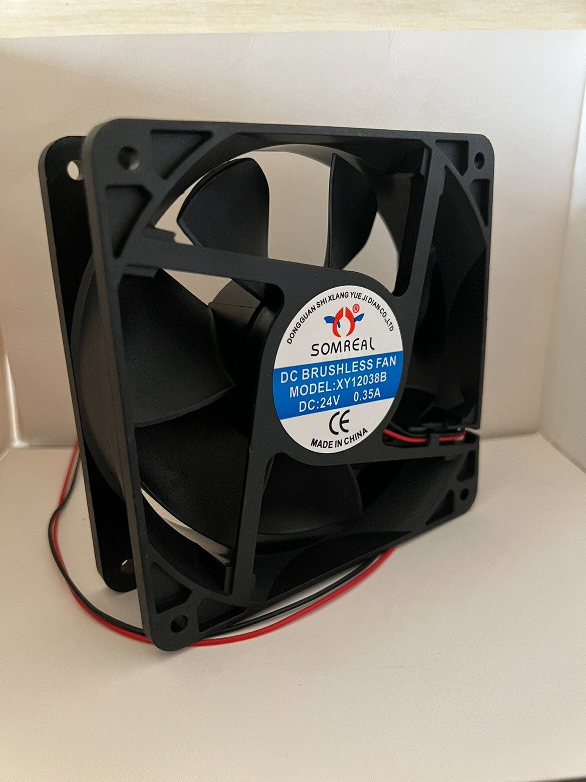 1PC SOMREAL XY12038B 24V 0.35A 12CM Welding Machine Inverter Fan