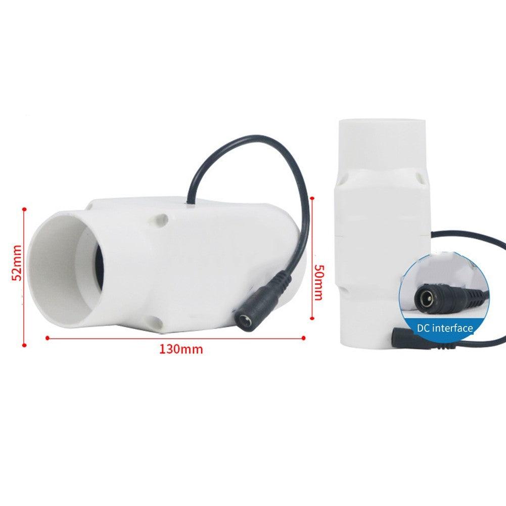 Duct Fan 12V Inline Exhaust Fan 18W 50mm for Efficient Airflow Indoors