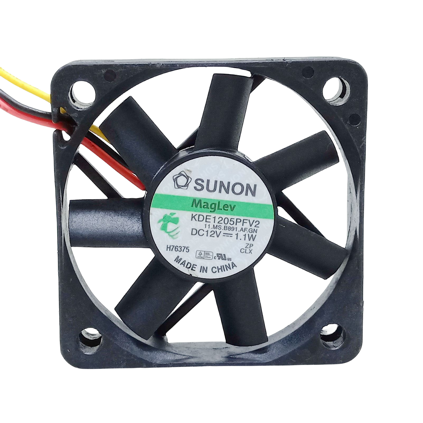 SUNON 2-wire KDE1205PFV2 5010 12V 1.1W 5CM Switch Cooling Fan