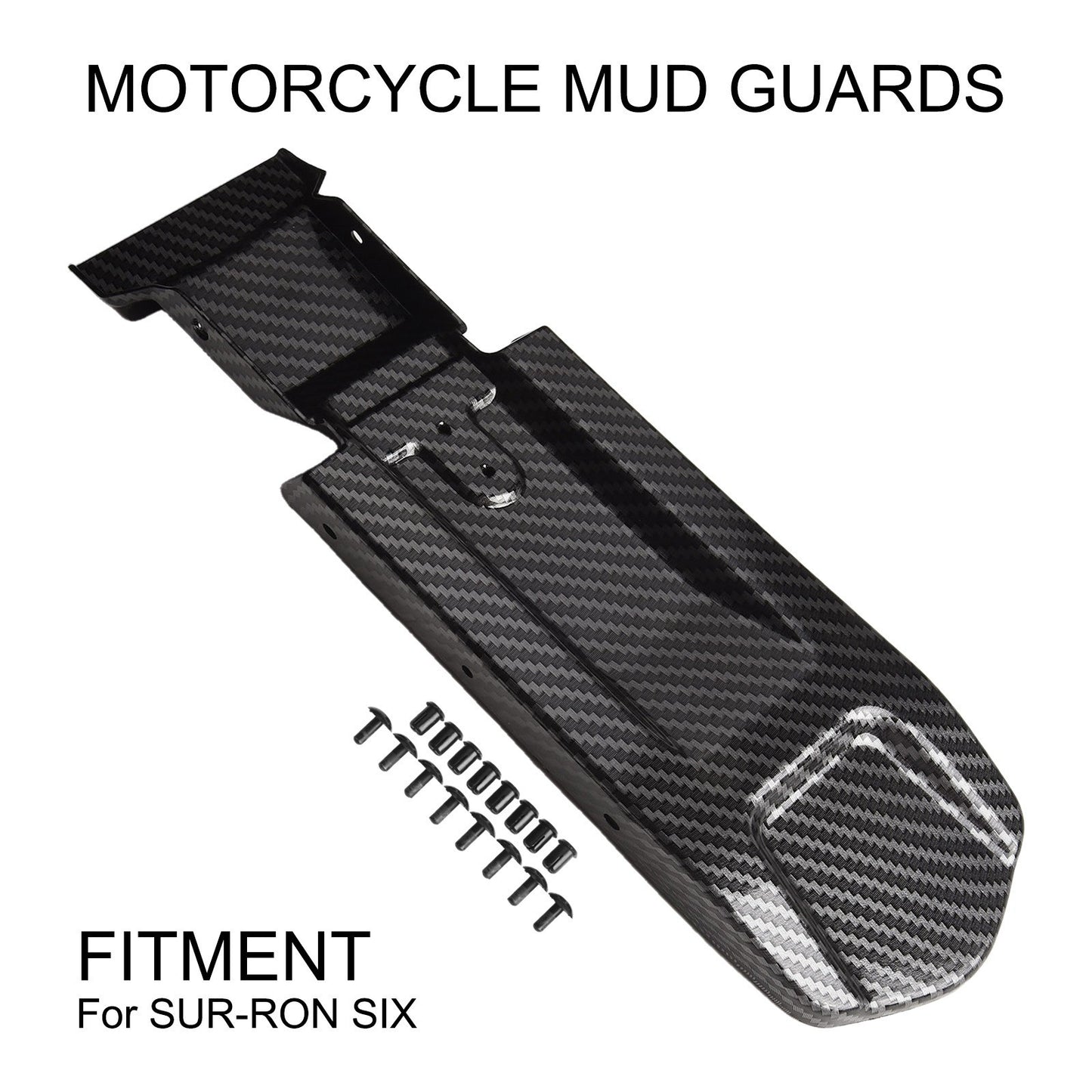 For Surron Inner Mudguard Replacement with Stylish Carbon Fiber Pattern
