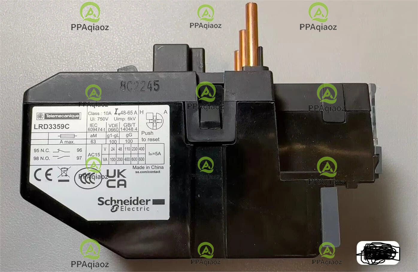 SCHNEIDER   LRD3359C  TRERMAL OVERLOAD RELAY 48-65A  .