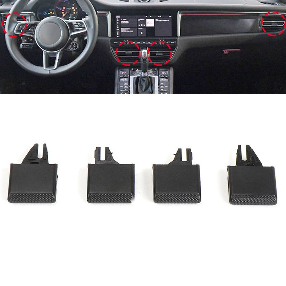 Replacement A/C Air Vent Outlet Tab Clips for For Macan 4 Pack