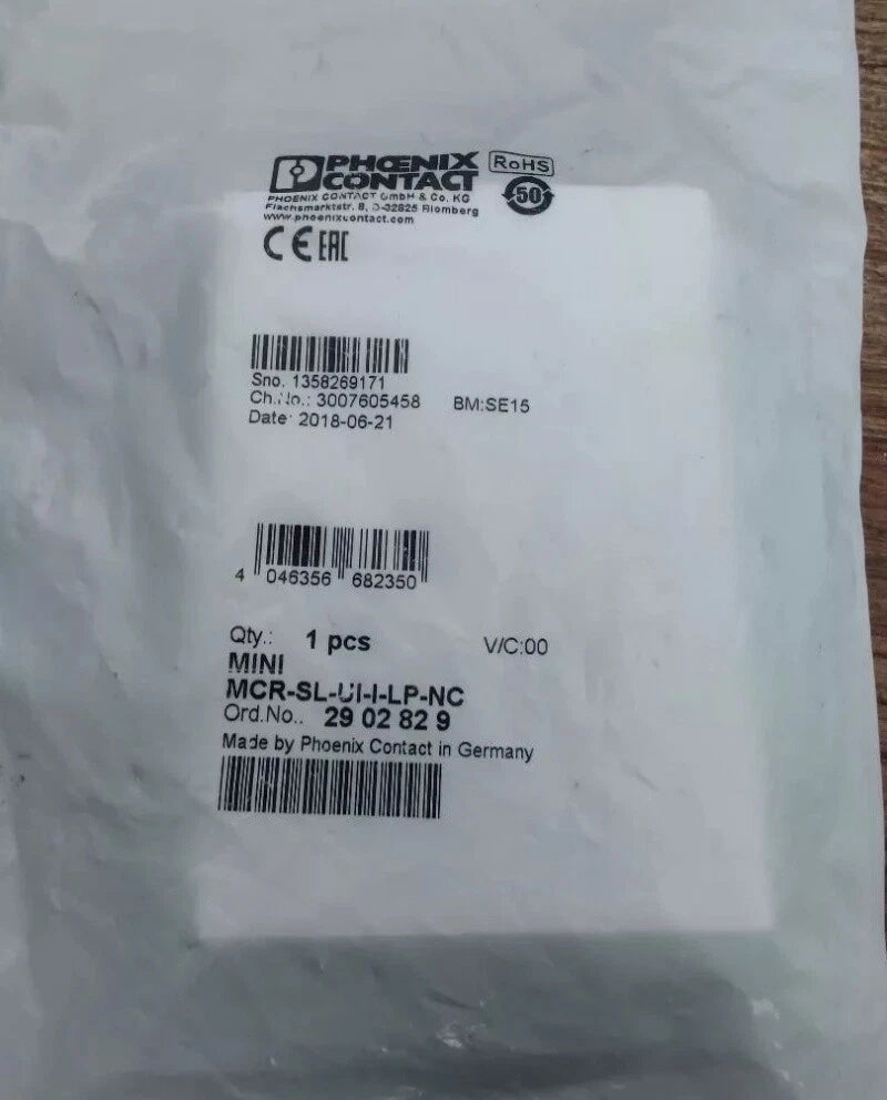 PHOENIX Contact MINI MCR-SL-UI-I-LP-NC 2902829 isolation amplifier #P