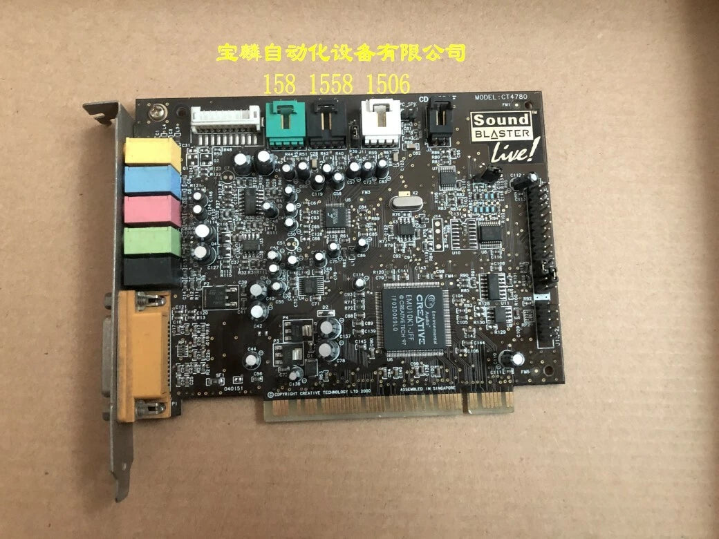 1pc Creative Labs Sound Blaster Live! PCI Sound Audio card CT4780