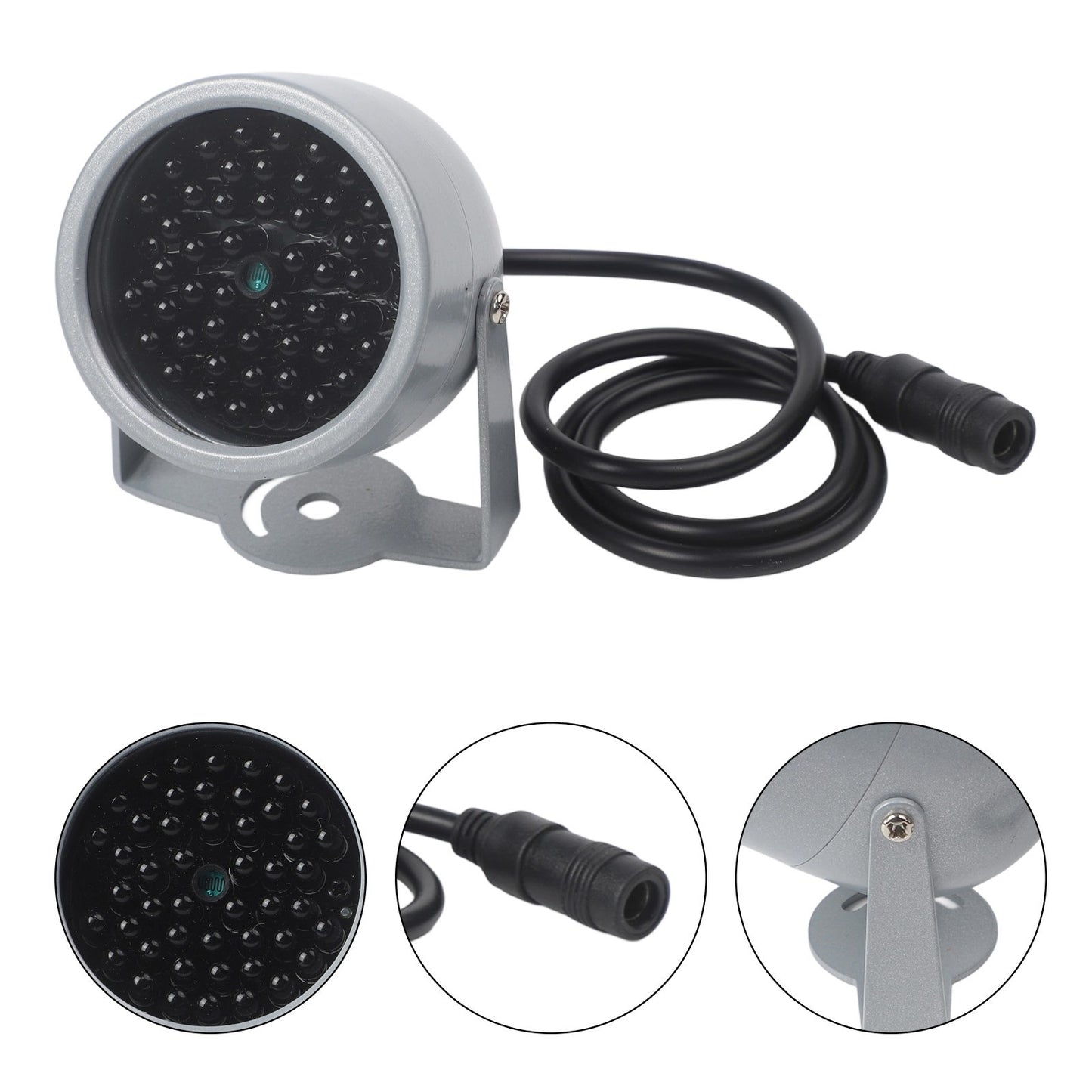 CCTV Camera Light 48LED Fill Light Clear Detailed Images Temperature Resilience