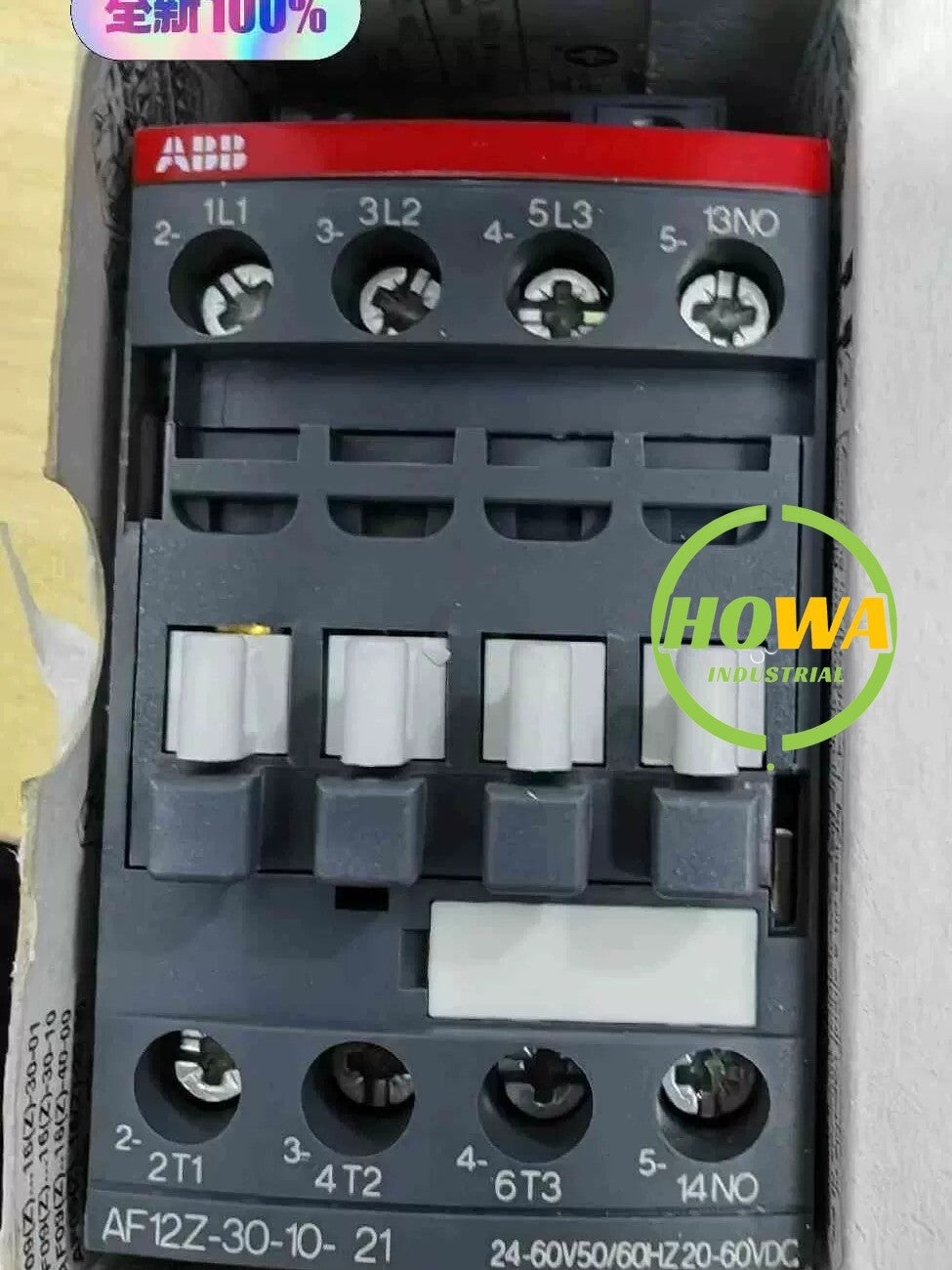 1/pc  ABB Contactor AF12Z-30-10-21 24-60VAC Coil Voltage