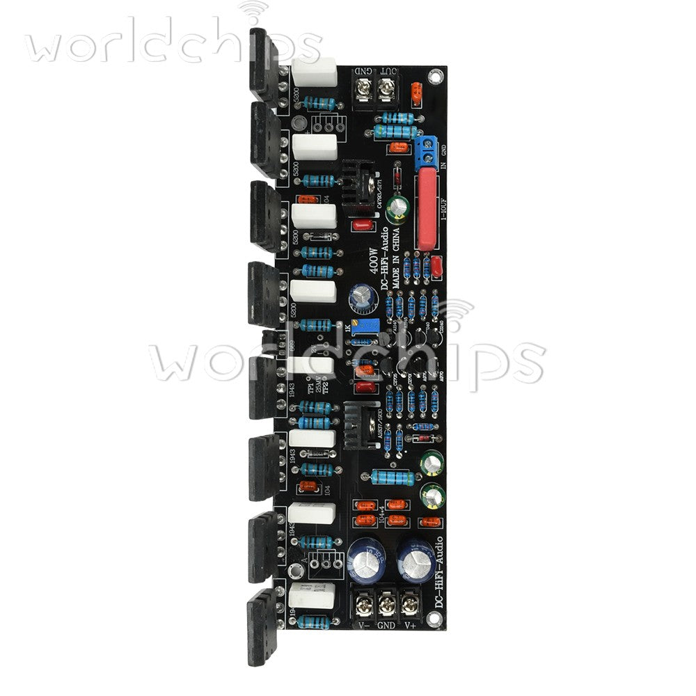 DC20-90V 400W Upgraded Single Channel Audio Power Amplifier 1943+5200 High Power