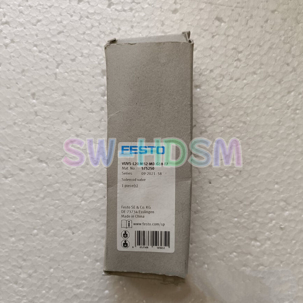 1PCS  For Festo VUVS-L20-M52-MD-G18-F7 575250 Solenoid Valve freight free