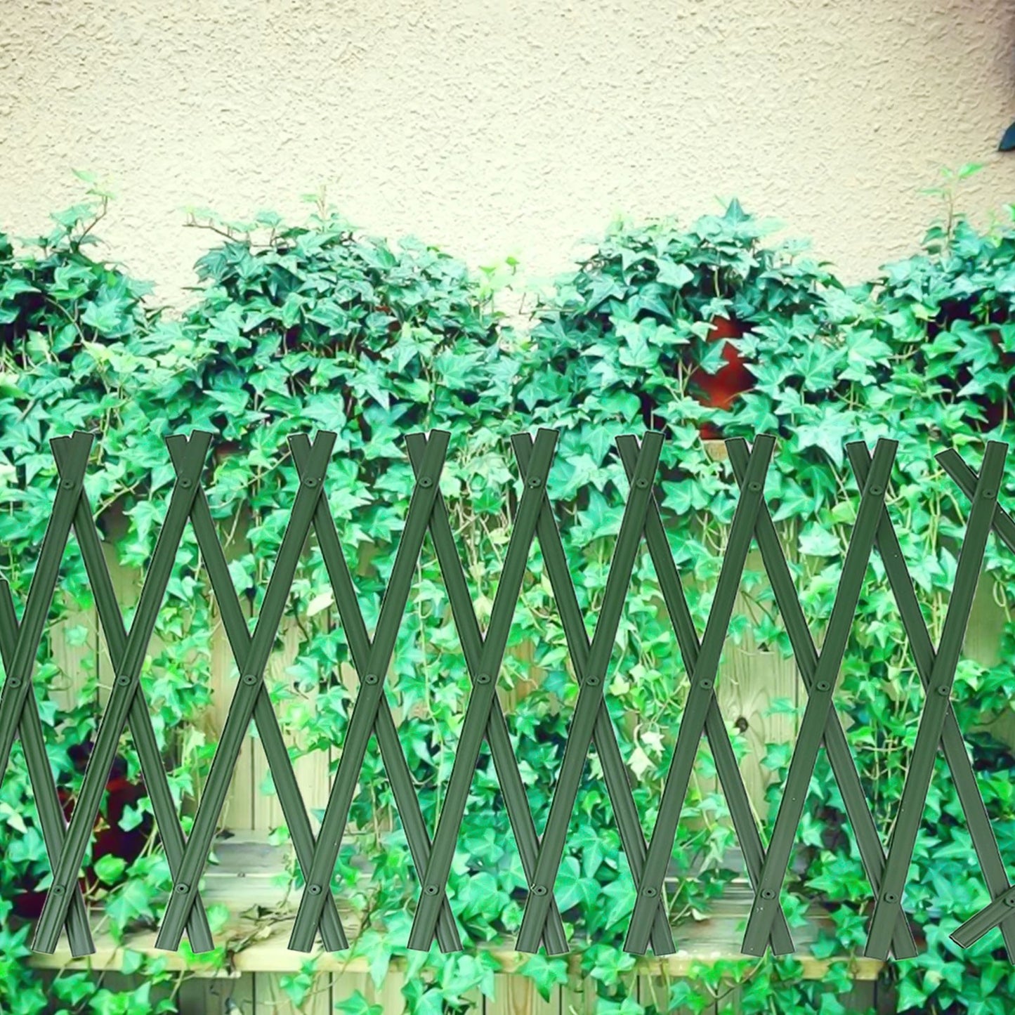 Expandable Plastic Trellis for Garden Use Perfect Support for Climbing Plants