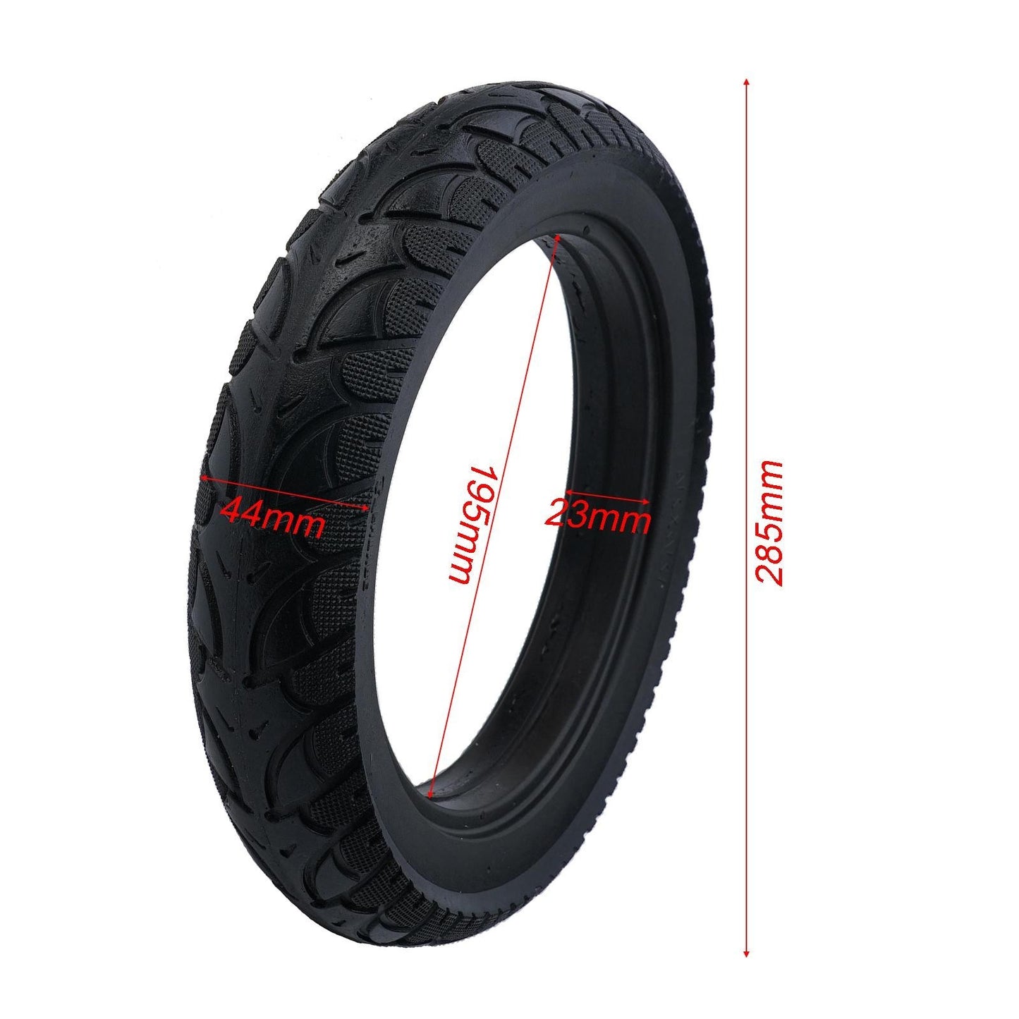 For E-Bike Solid Tyre Solid Tyre For Electric Scooter 12 Inch E-bike Solid Tire