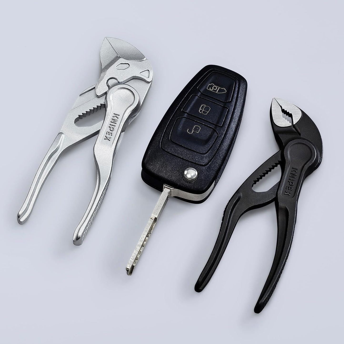 2-Piece Mini Pliers Set XS, Includes Belt Pouch, Compact & Durable
