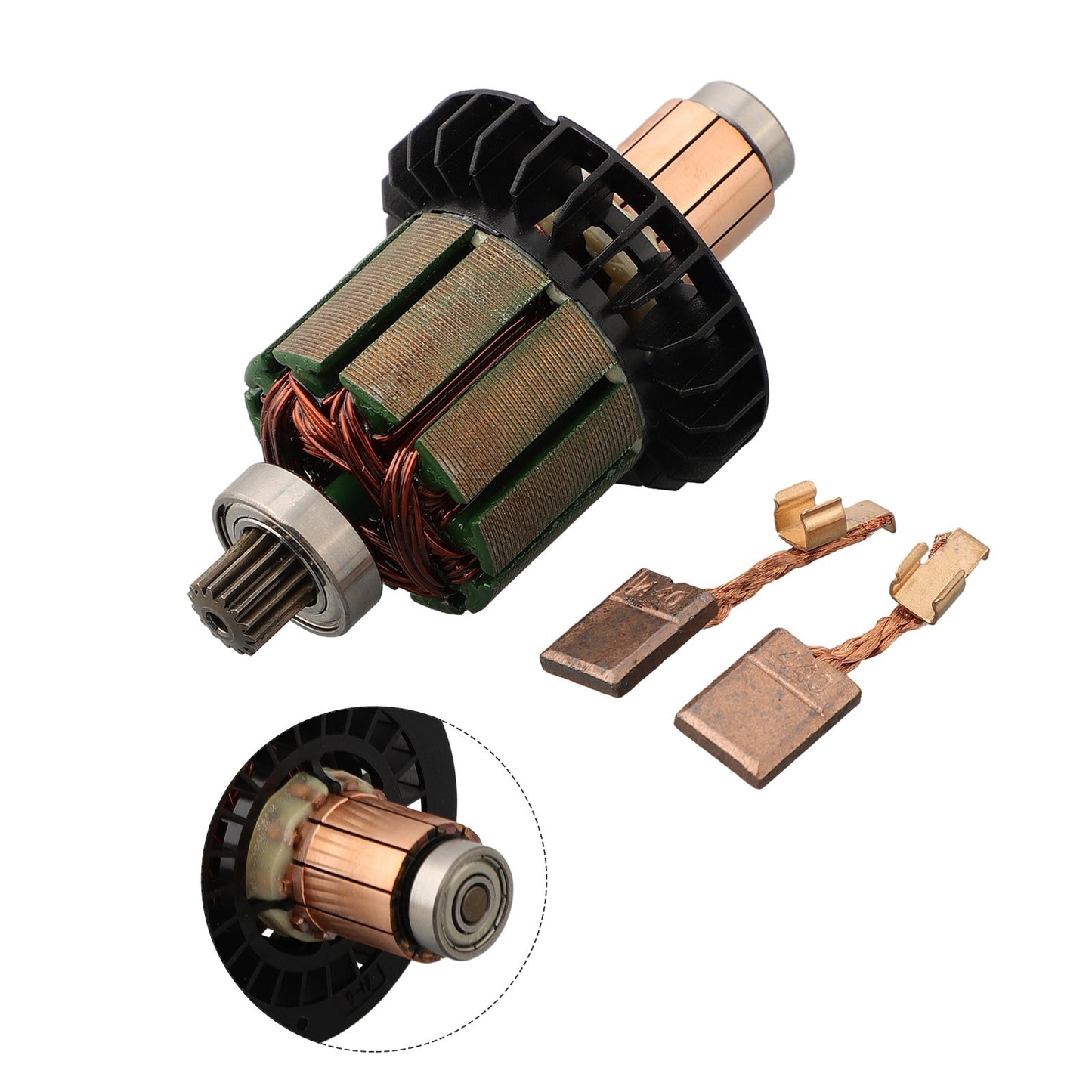 619380-9 619583-5 Armature With 194427-5 CB-440 Carbon Brush for DDF482 DHP482