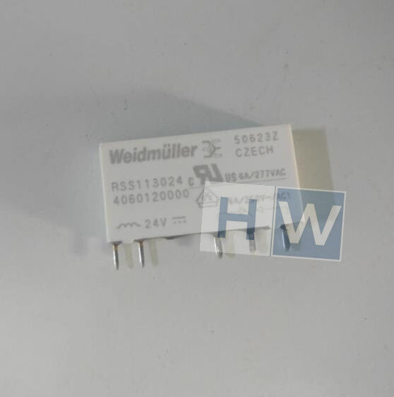 5Pcs  Weidmuller RSS113024 Relay 5-pin 6A 24VDC
