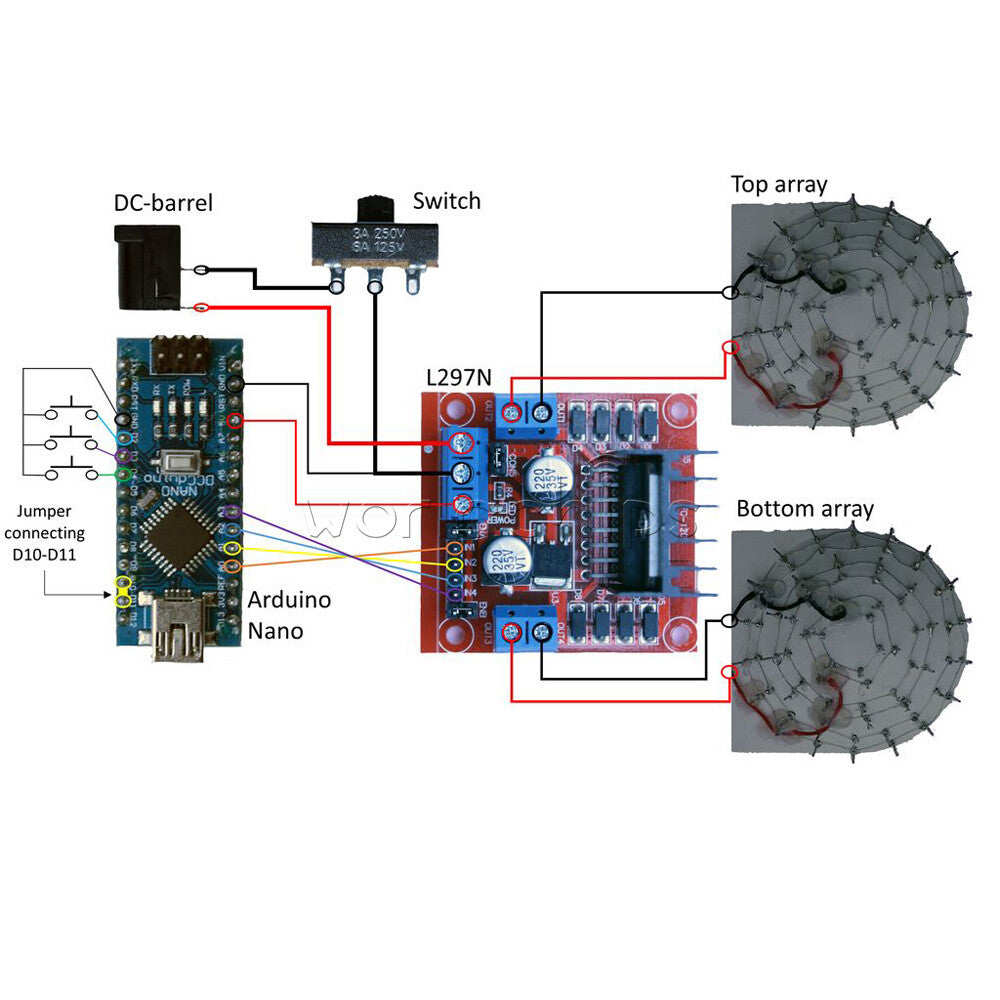 Ultrasonic Levitation 3D Printed DIY Kits Acoustic Tractor Acoustique Levitator