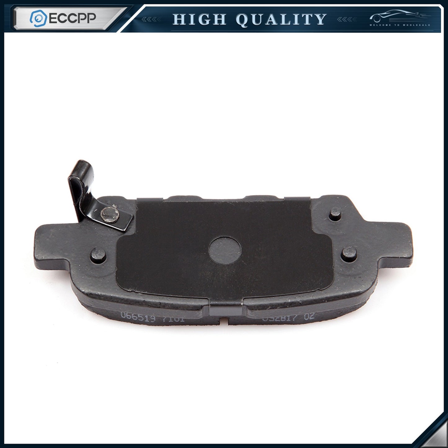 Rear Brake Calipers Brake Pads Set 6Pcs  Zinc For 2006-2009 Infiniti M35