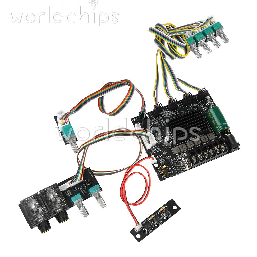 DC12-24V MT21S 2.1 Channel Bluetooth Amplifier Board Microphone Audio all-in-one