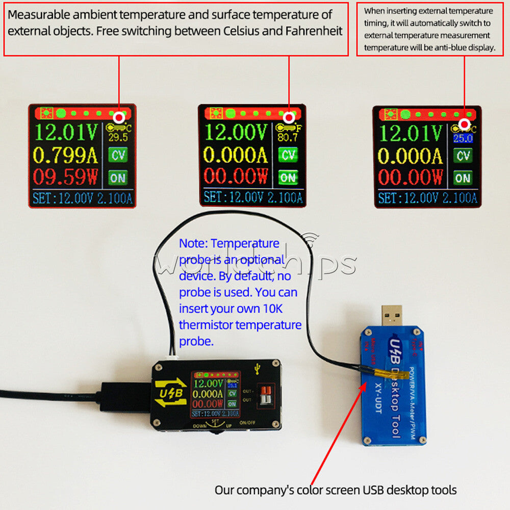 USB 5V to 9V 12V 24V Buck Boost Constant Voltage Current Power Supply Module