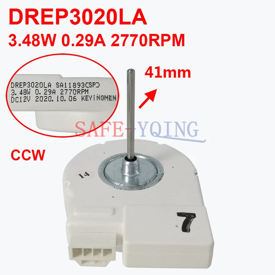 1PC   2770rpm DC12V DREP3020LA cooling motor fan for  3.48W 0.29A fan motor