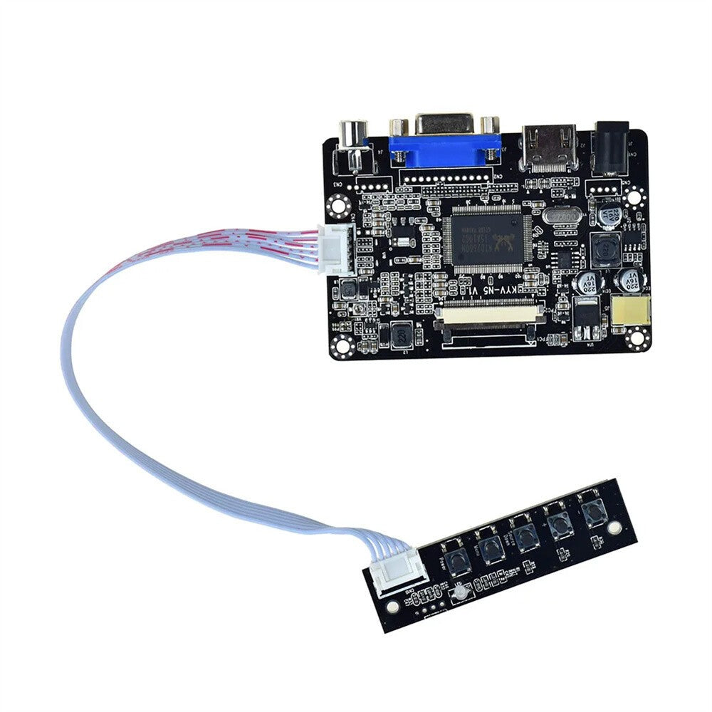 1pcs  for VGA HDMI AV LCD Controller Board With 5inch ZJ050NA-08C