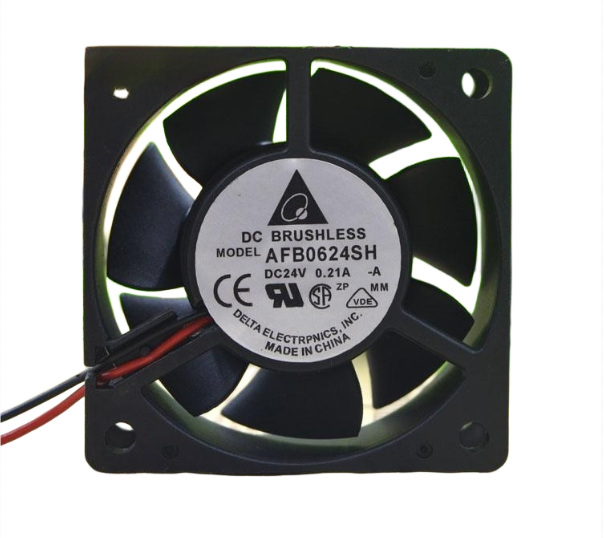Delta AFB0624SH DC24V 0.21A 6CM 6025 60*60*25MM inverter cooling fan 2/3 Pin