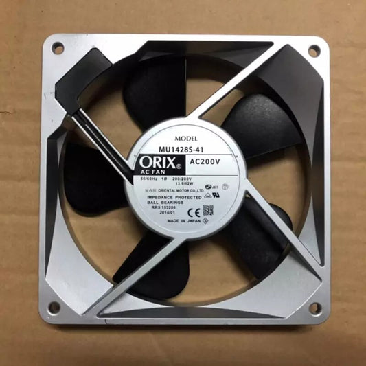 ORIX MU1428S-41 AC200V 14028 14CM aluminum frame AC fan