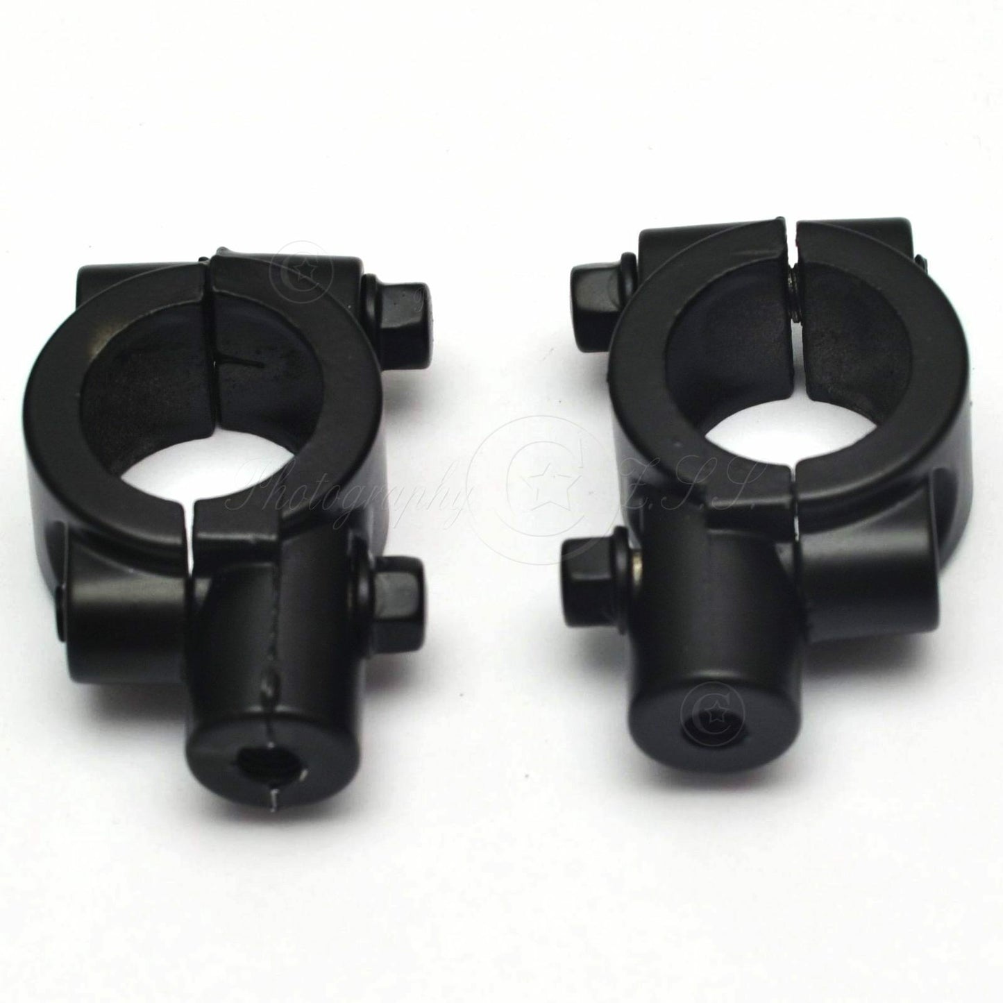 e-Bike Motorcycle Bike Rear Mirror Mount Clamp Holder Hand Bar Bracket Part -6mm