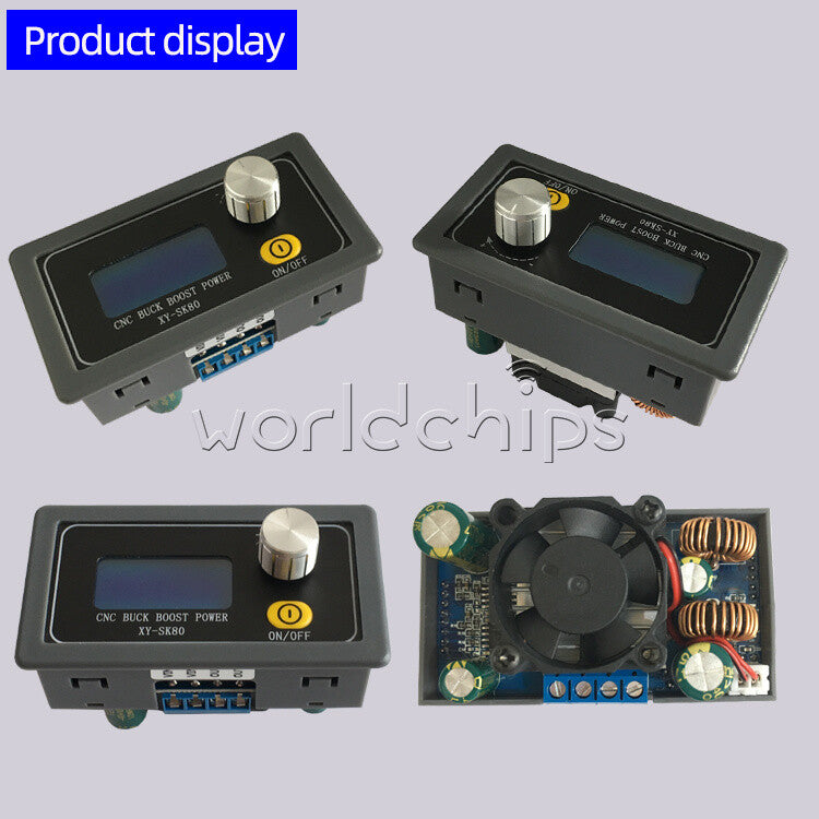 SK80 DC Adjustable Automatic Buck Boost Constant Voltage Power Supply Module