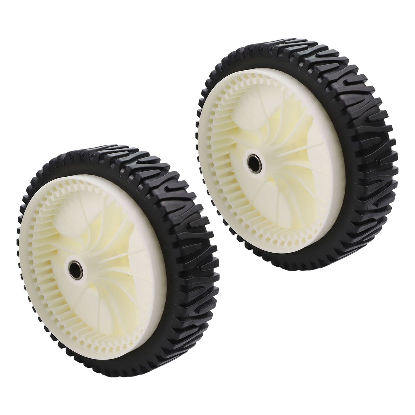 8 Inch Lawn Mower Wheel Set for Improved Stability and Performance in Lawn Care