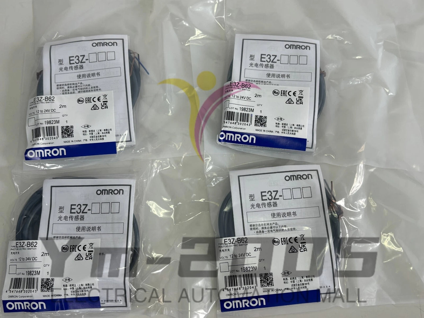 1pcs  Omron   Photoelectric Switch E3Z-B62 E3ZB62 #P