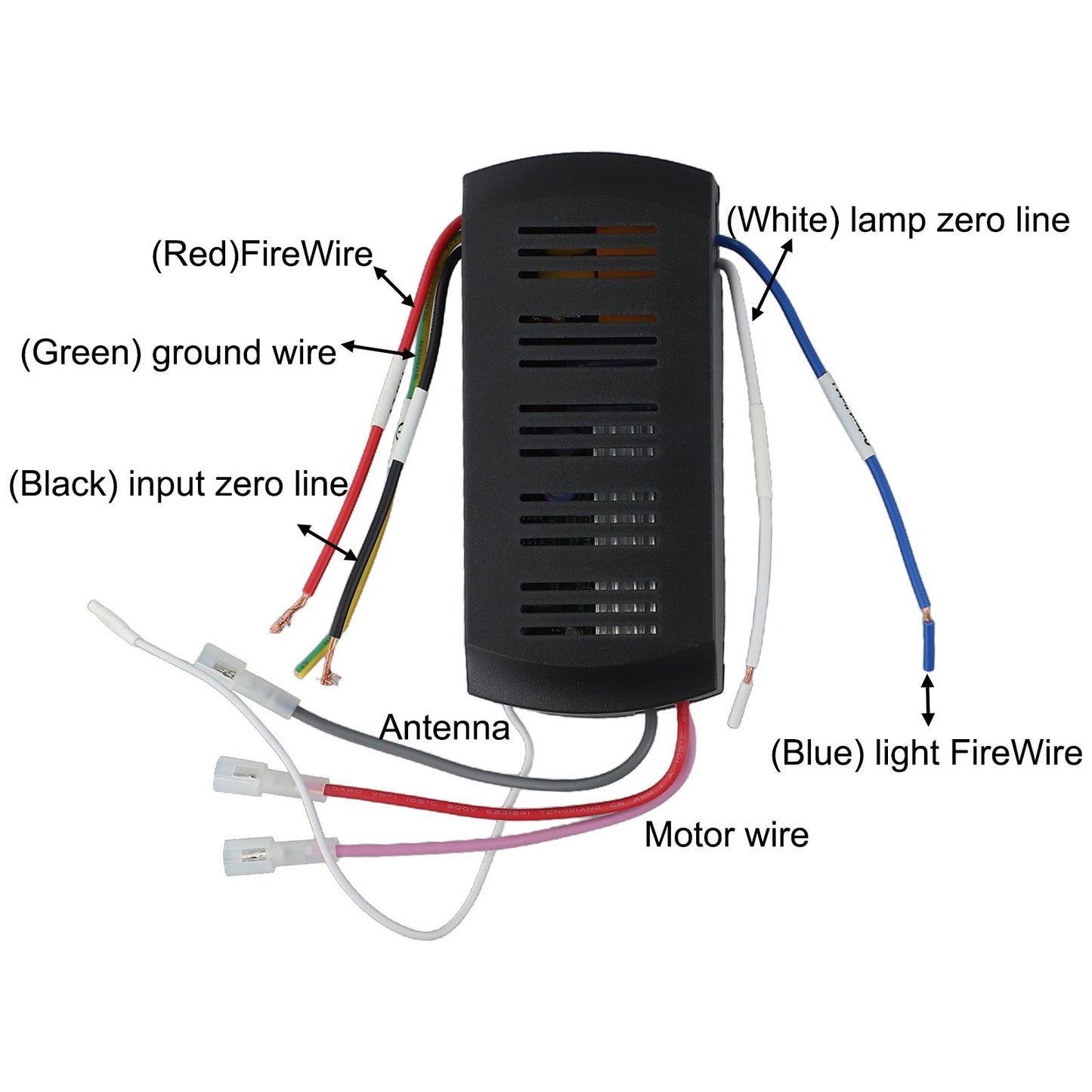 Ceiling Fan Remote Control Kit 6 Speed Light Receiver Compatible with Most Fans