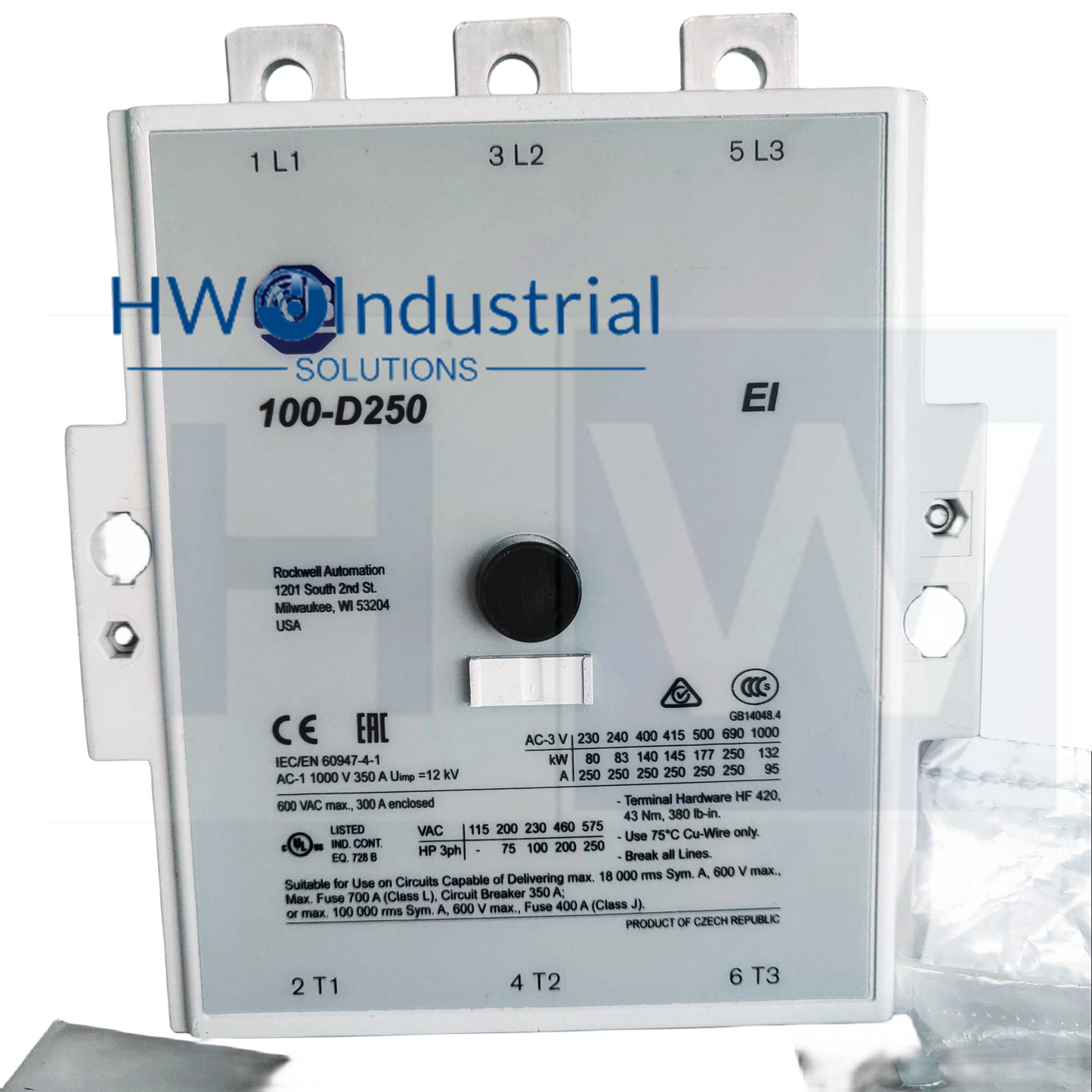 1Pc  Contactor 100-D250 110V  Expedited