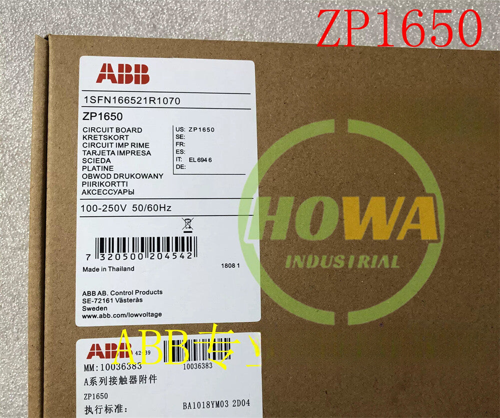 1/piece  ABB Contactor Control Board ZP1650 Circuit Board