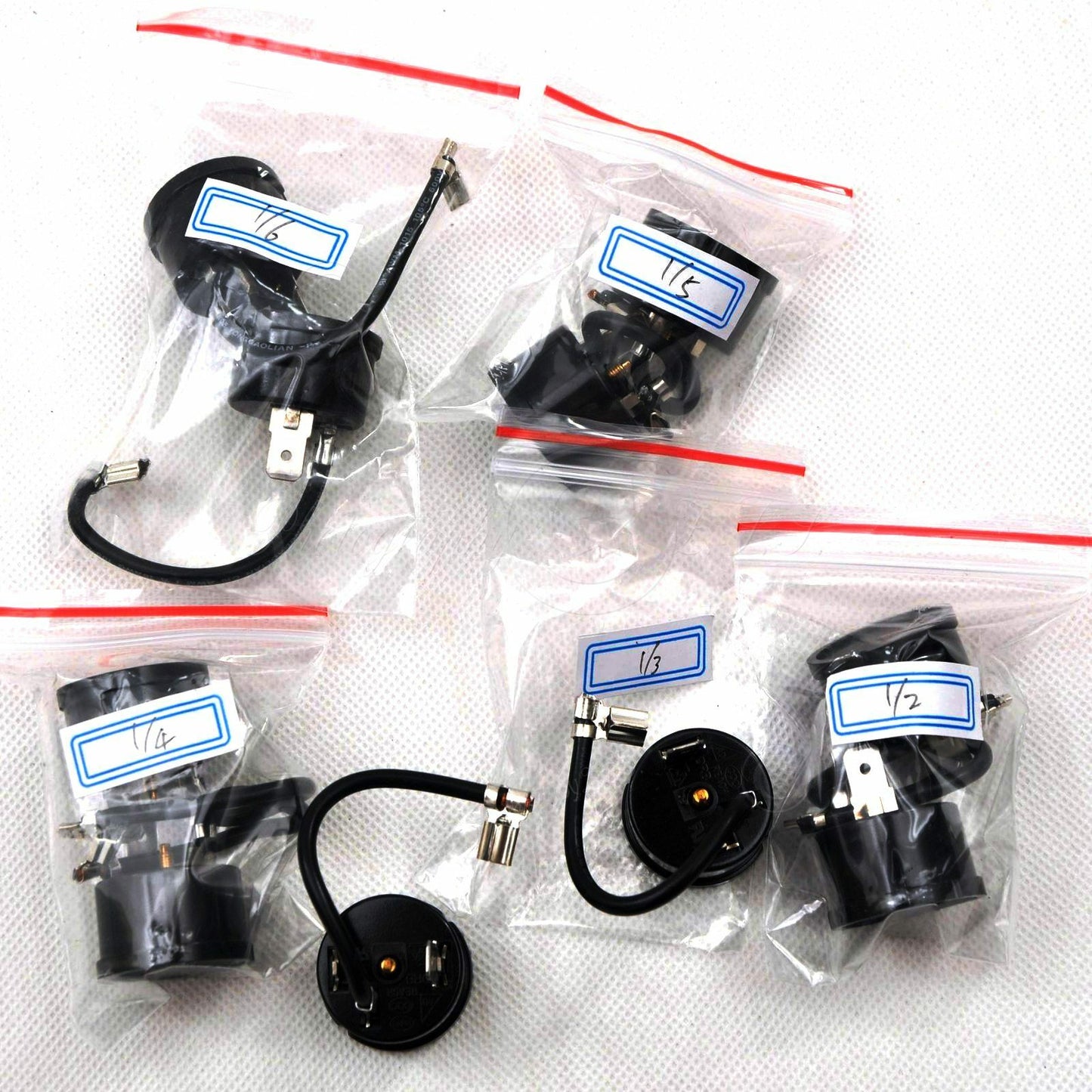 2x Universal 1/5HP 150W Washer Fridge Cooler Compressor Motor Overload Protector