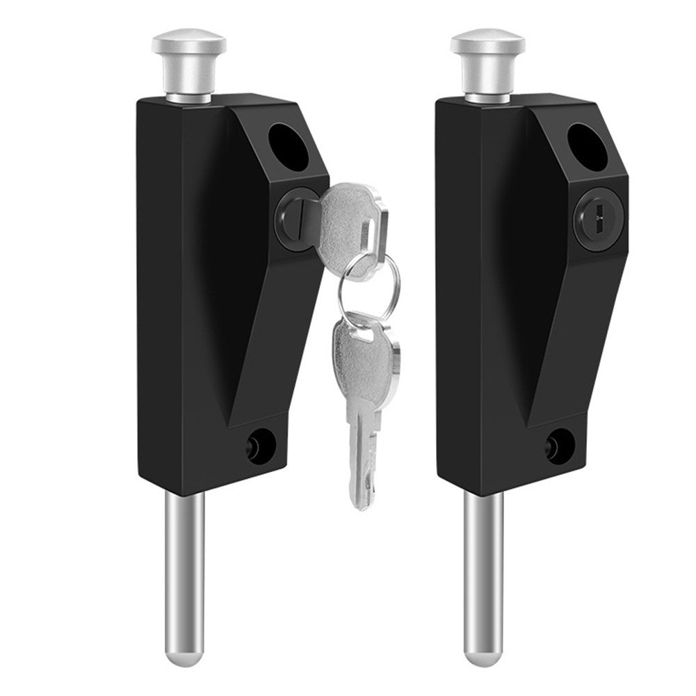 Floor Latch Lock with Automatic Compression Spring for Reliable Door Locking