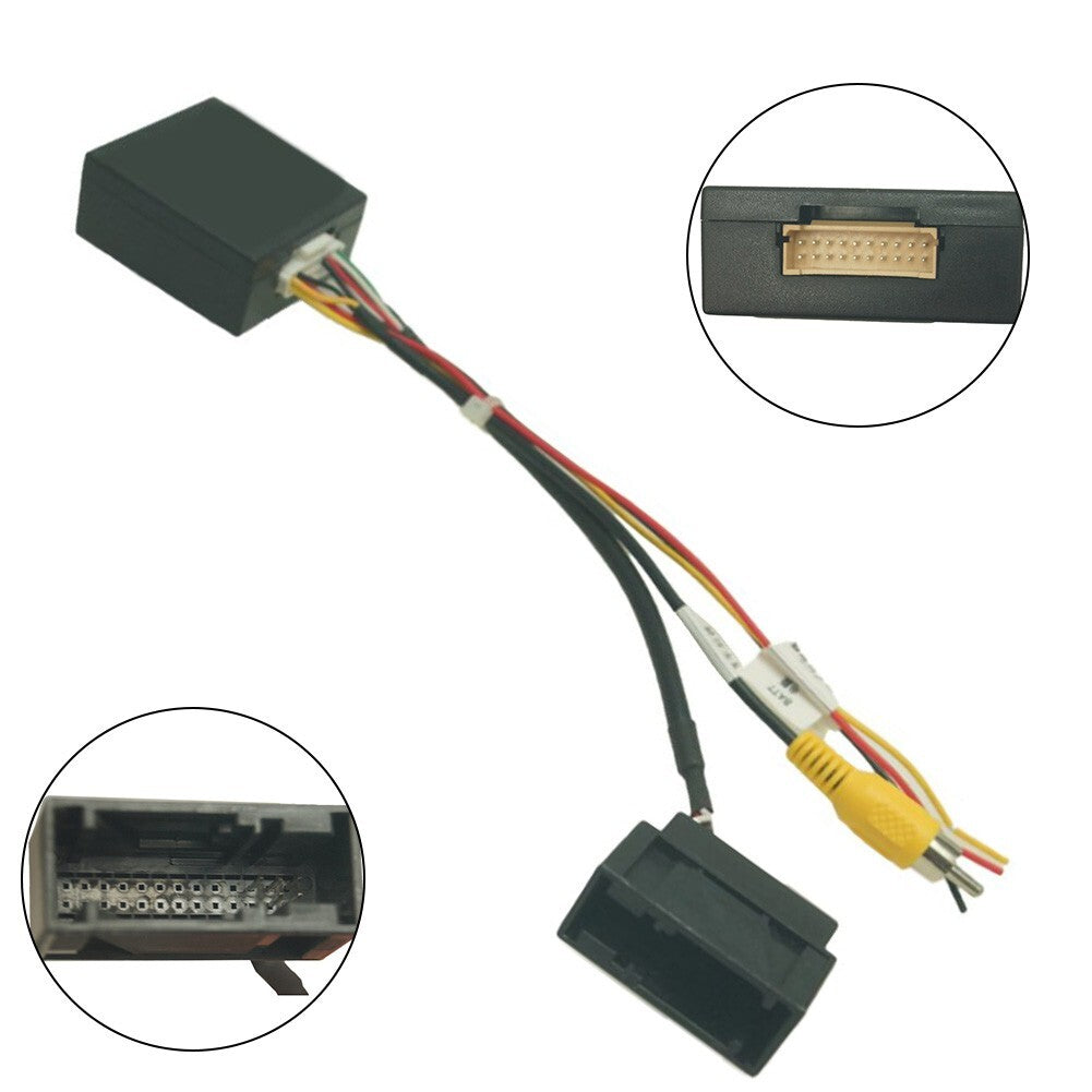 26 PIN RGB to CVBS AV Signal Converter Adapter For Rearview Camera For Passat