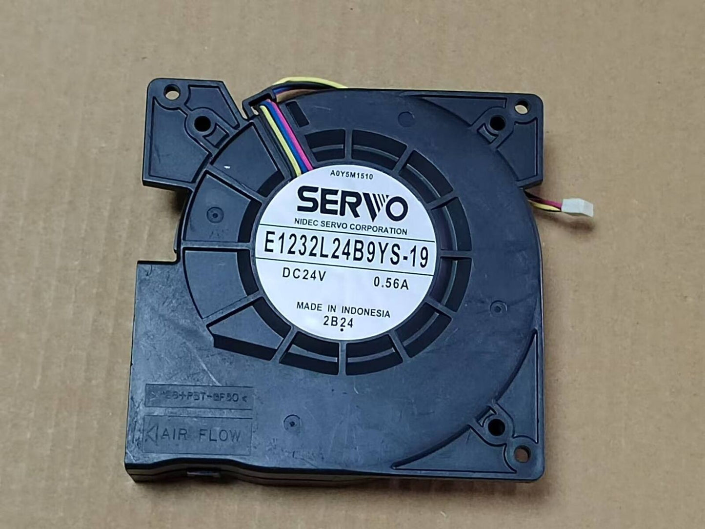 Nidec SERVO E1232L24B9YS-19 DC24V 0.56A12032 Turboblower