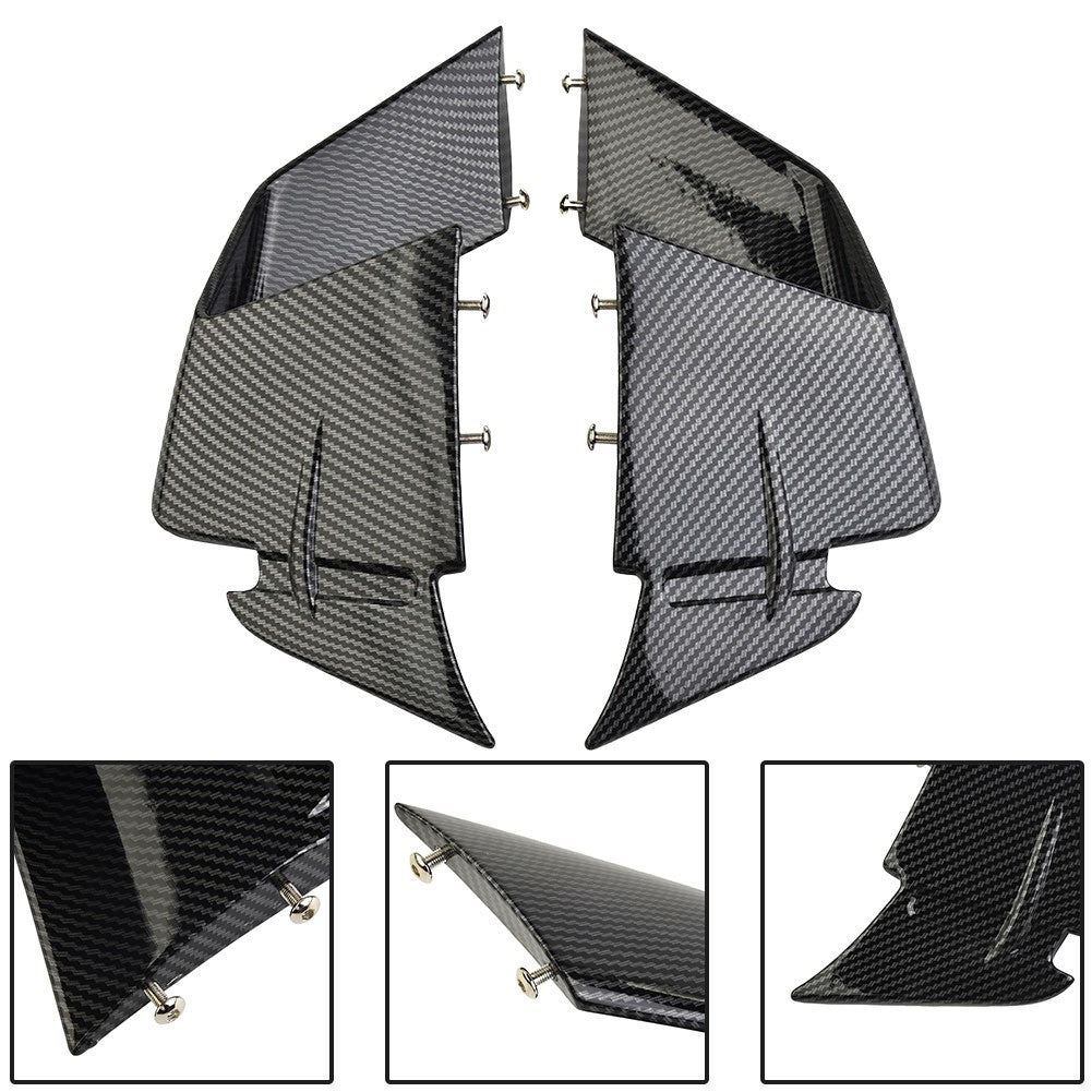 Spoilers in ABS Material for BMW S1000RR and M1000RR with Carbon Finish