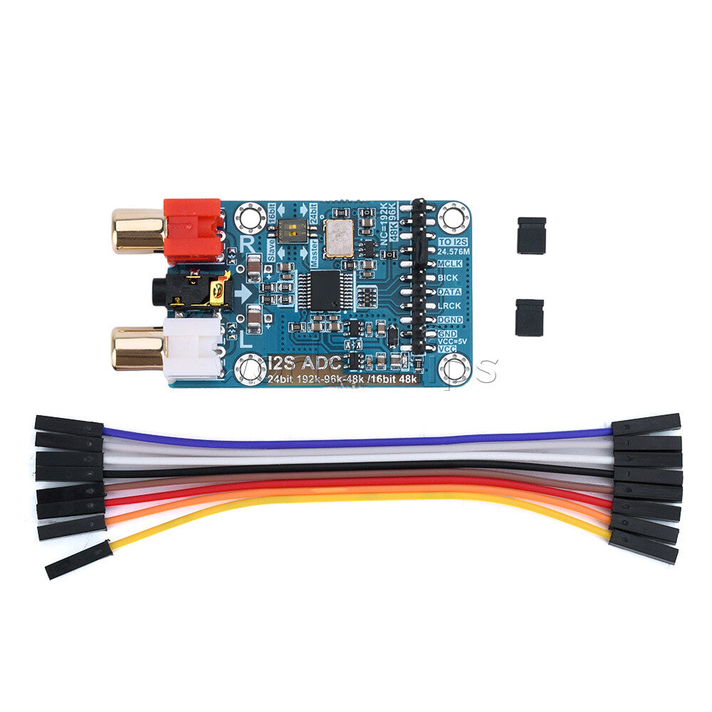 I2S ADC Audio I2S Capture Card Module Master Slave Mode Development Board DIY