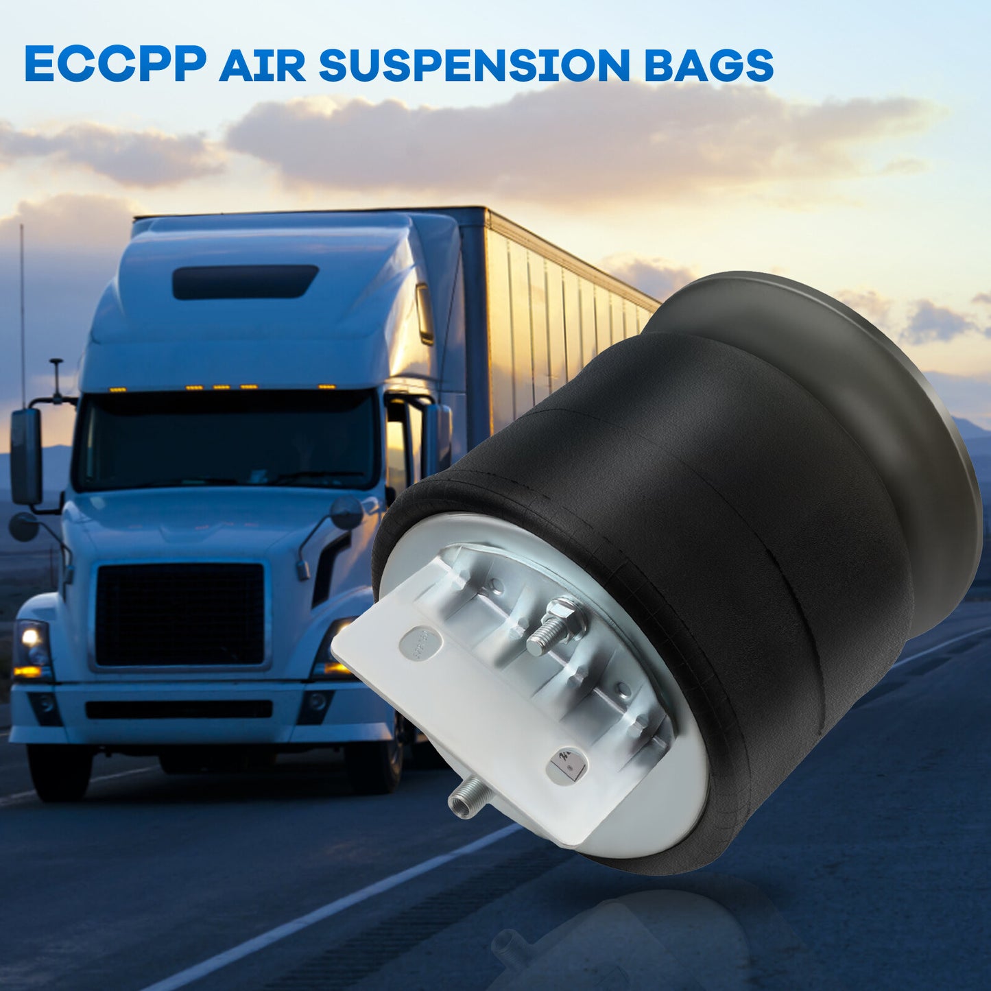 4x W01-358-9780 Air Suspension Bag Spring For Goodyear 1R12-303 Freightliner