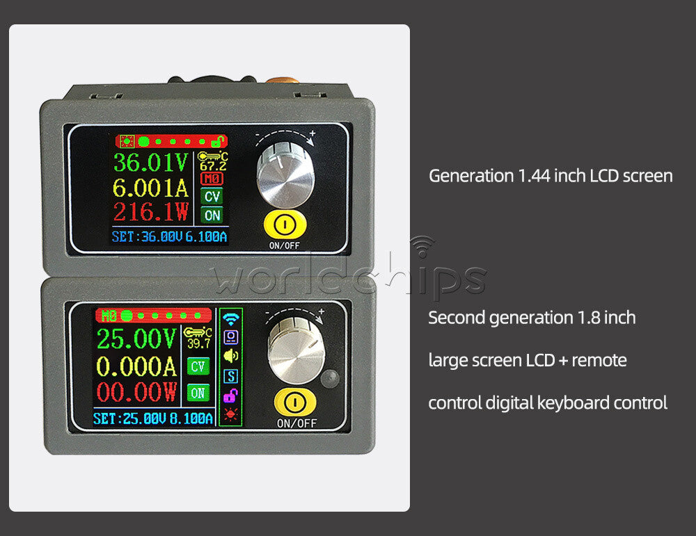 DC-DC Buck Converter CC CV 0-50V 400W 8A Adjustable Regulated Power Supply