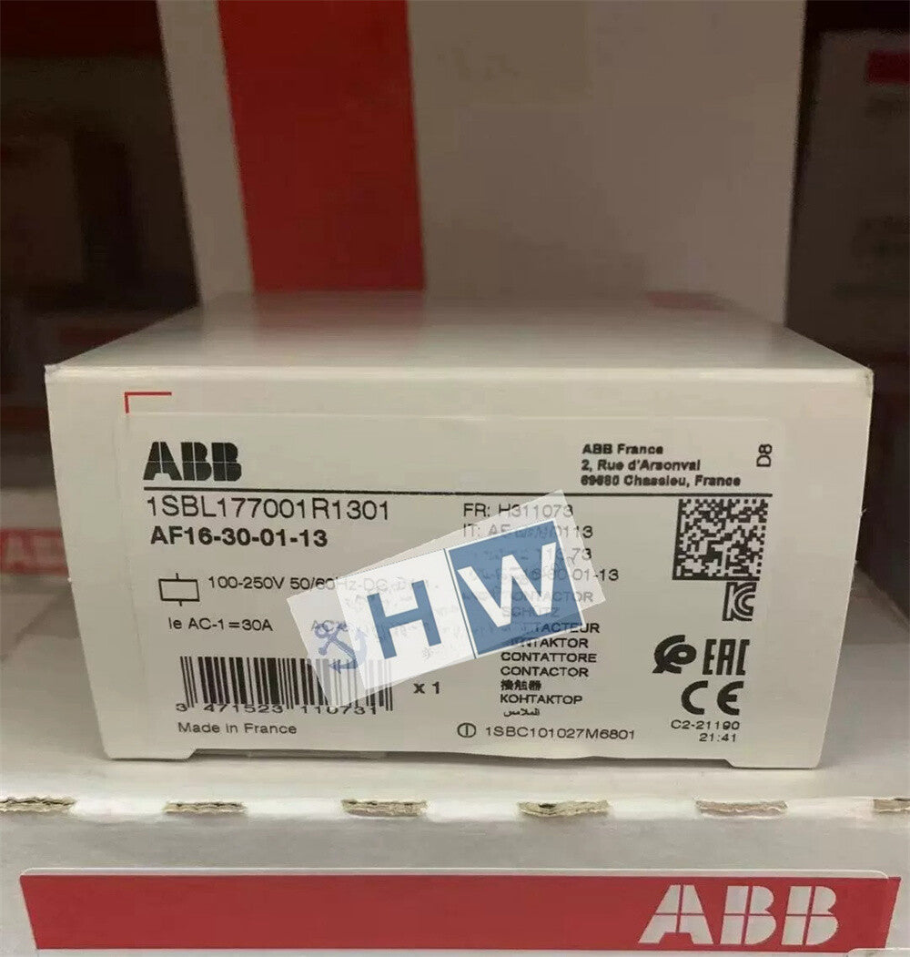 1/pc  ABB Contactor AF16-30-01-13 AF16-40-00-13 coil voltage 100-250V