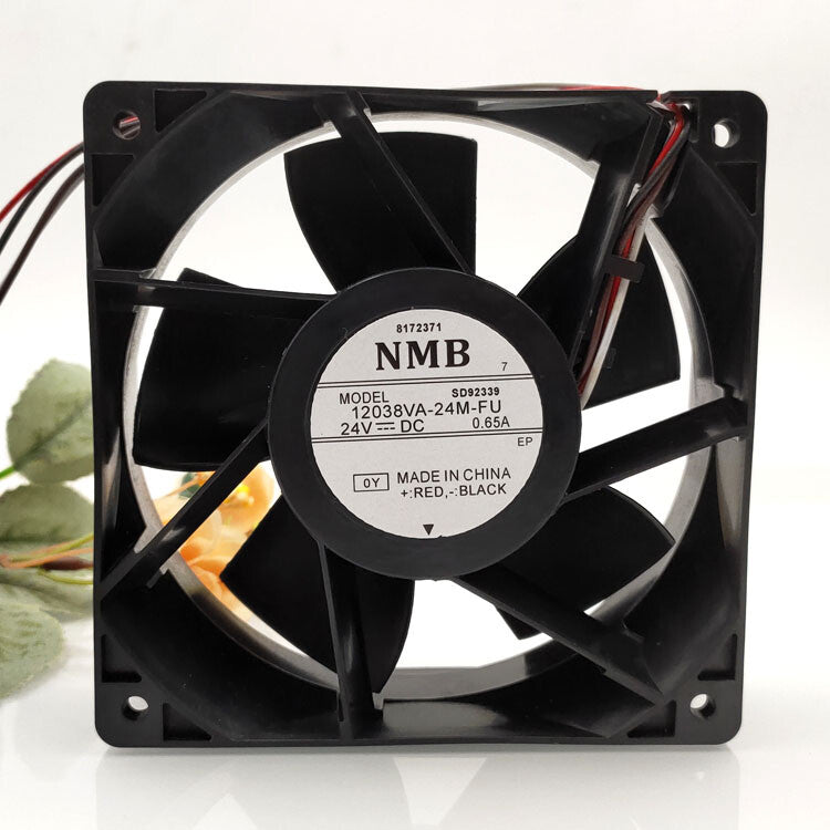 1pc NMB 24V 0.65A 12038VA-24M-FU 12038 12CM Converter Cooling Fan
